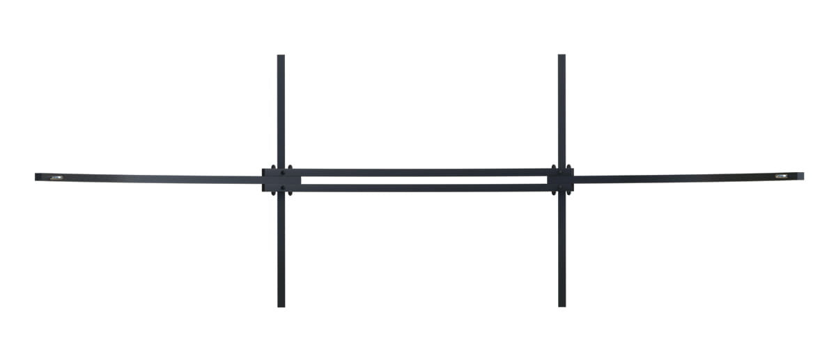 Hangmatstandaard - 2-in-1 Frame - 220 kg - Zwart