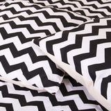 TIPI speeltent - katoen met zigzag patroon - beige/zwart 160cm