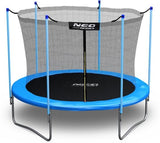 TRAMPOLINE ANKER-SET - 3 verzinkte ankers 30 cm - 3 nylon riemen 2 m