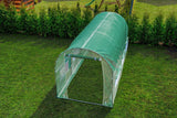 TUINKAS - 10m2 Oppervlakte - 6 Ramen - Groen - 250x200 cm