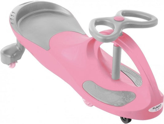 Wiggle-car - LED-verlichte wielen - Roze