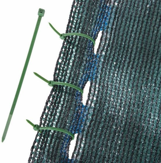 Schaduwnet - UV-bescherming 90% - groen - 1.5m x 50m