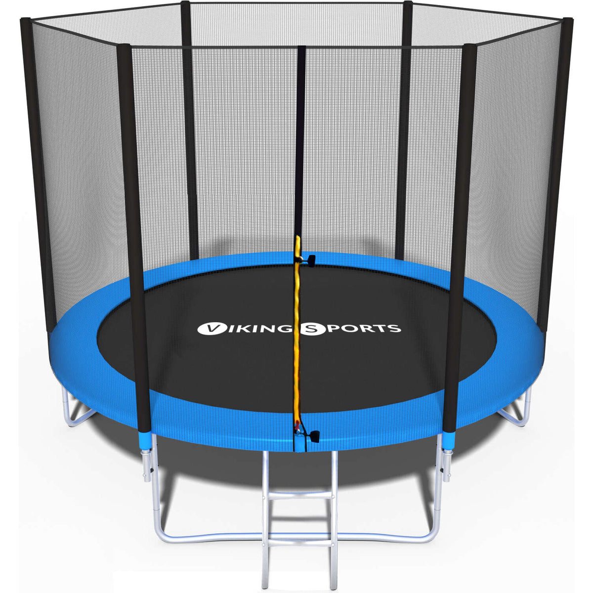 TRAMPOLINE - Veiligheidsnet-Ladder-Randafdekking - Blauw-244 cm