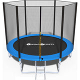 TRAMPOLINE - Veiligheidsnet-Ladder-Randafdekking - Blauw-244 cm