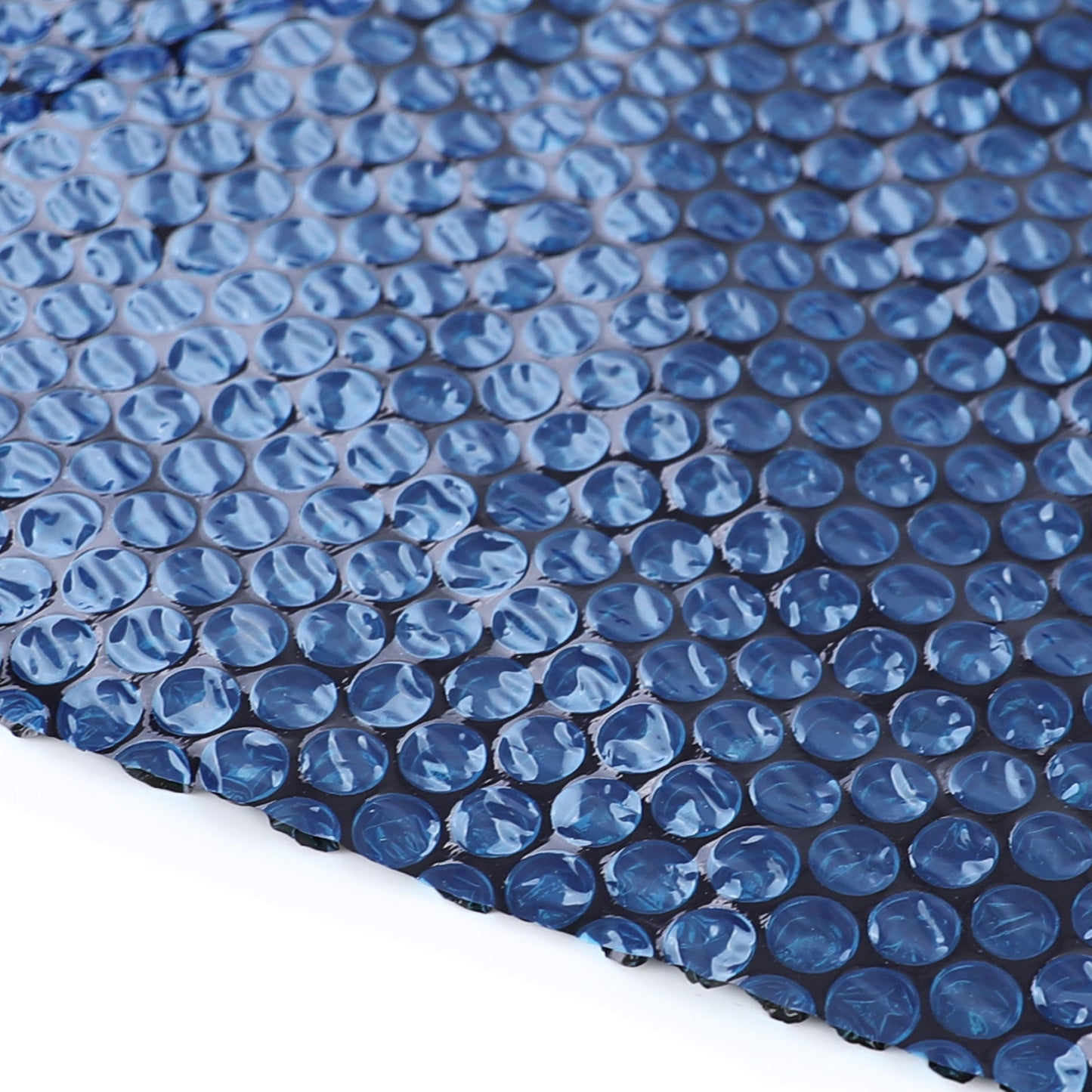 Zwembadafdekking - solar verwarmend 115 µm - zwart/blauw - 366 cm