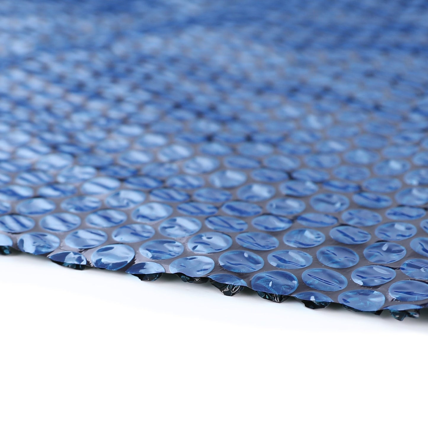 Zwembadafdekking - solar verwarmend 115 µm - zwart/blauw - 366 cm