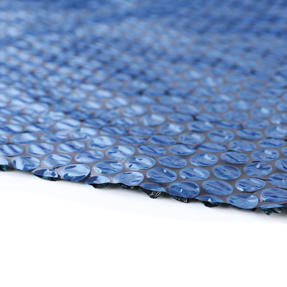 Zwembadafdekking - solar verwarmend 115 µm - zwart/blauw - 366 cm