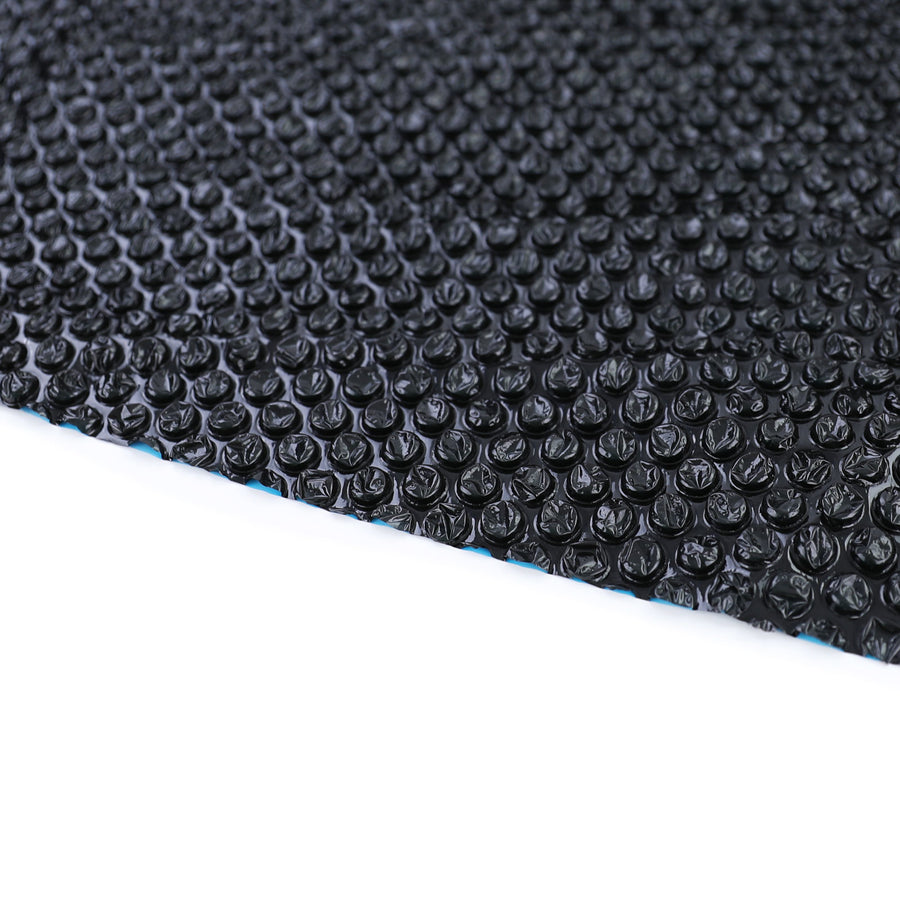 Zwembadafdekking - solar verwarmend 115 µm - zwart/blauw - 366 cm