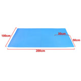 Sportvloer - EVA-schuim 10 mm - Blauw 50x50 cm