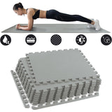 Sportvloer - EVA-schuim 10 mm - Grijs 50x50 cm