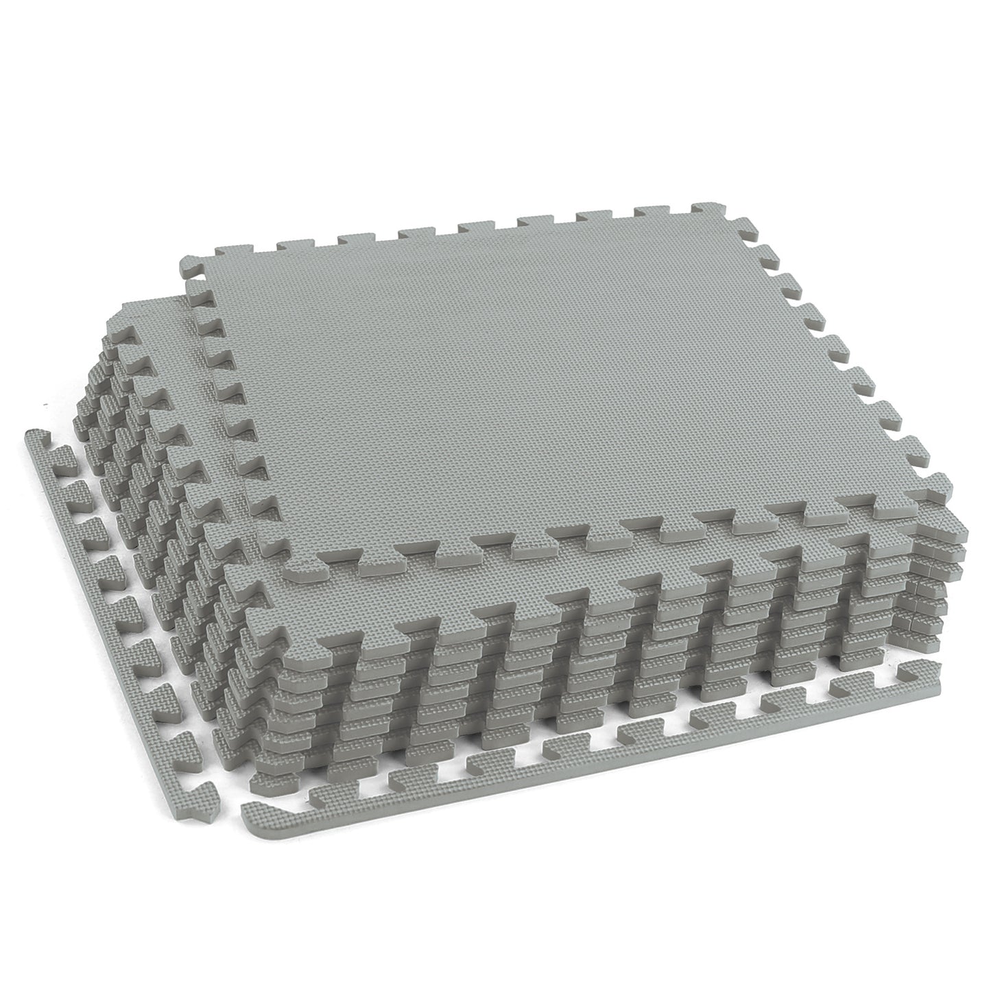 Sportvloer - EVA-schuim 10 mm - Grijs 50x50 cm
