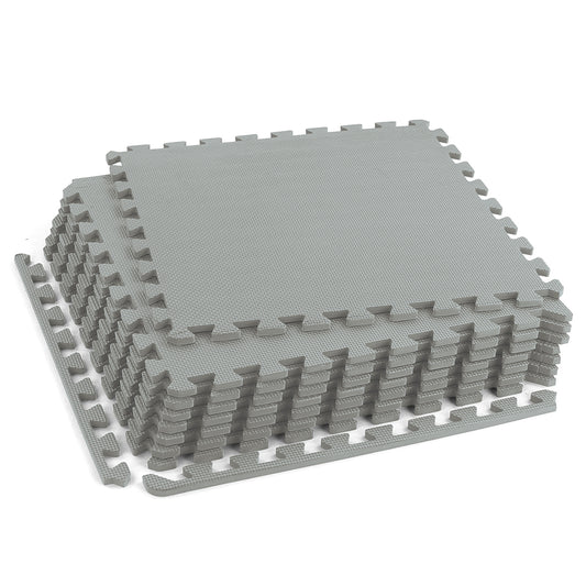 Sportvloer - EVA-schuim 10 mm - Grijs 50x50 cm