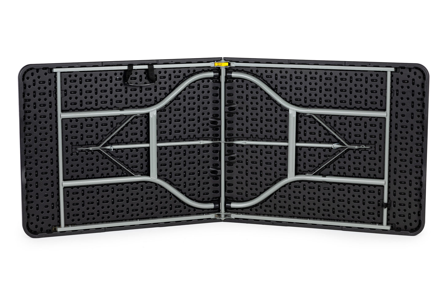 KLAPTAFEL - Stabiele HDPE-constructie - Zwart 153x70 cm