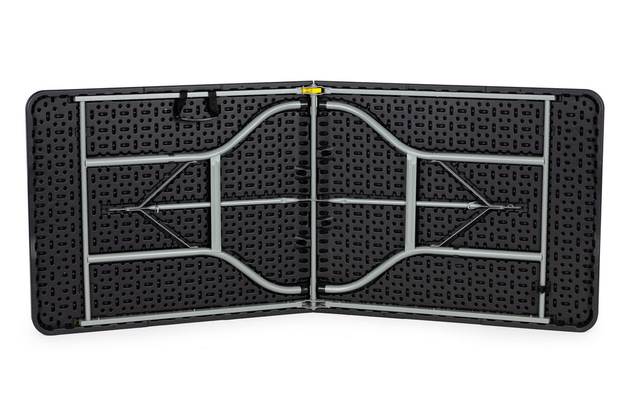 KLAPTAFEL - Stabiele HDPE-constructie - Zwart 153x70 cm