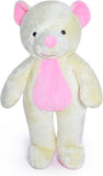 Knuffelbeer - 155cm Realistische Look - Wit/Roze
