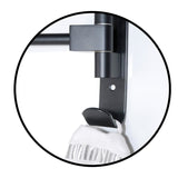 Handdoekenrek - 4 Armen - Opschroefbaar - 38.5 cm - Zilver