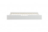HUISBED - grenenhout met logeerbed lade - wit 90x200 cm