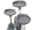 KRABPAAL - 7 plateaus - sisal-koord - grijs - 170 cm