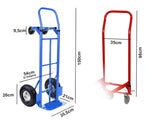 STEEKWAGEN - 2-in-1 Transportwagen 250kg - Rood