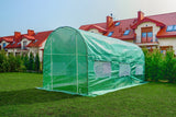TUINKAS - 10m2 Oppervlakte - 6 Ramen - Groen - 250x200 cm