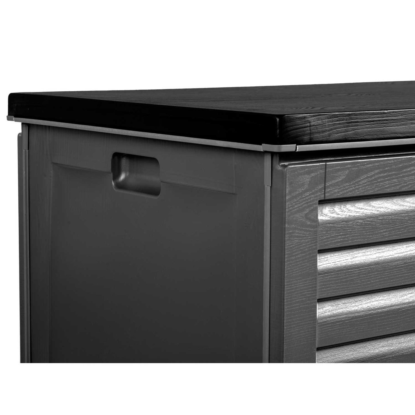 Kussenbox - Weerbestendig Kunststof - 390L - Zwart