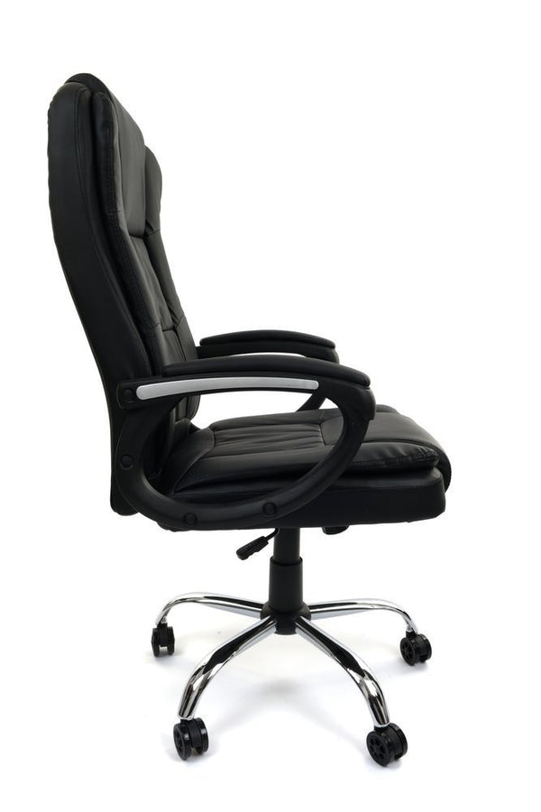 BUREAUSTOEL - Memory Foam - Verstelbaar - Zwart