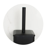 TOILETSTANDAARD - 2-in-1 met wc borstel en rolhouder - Zwart