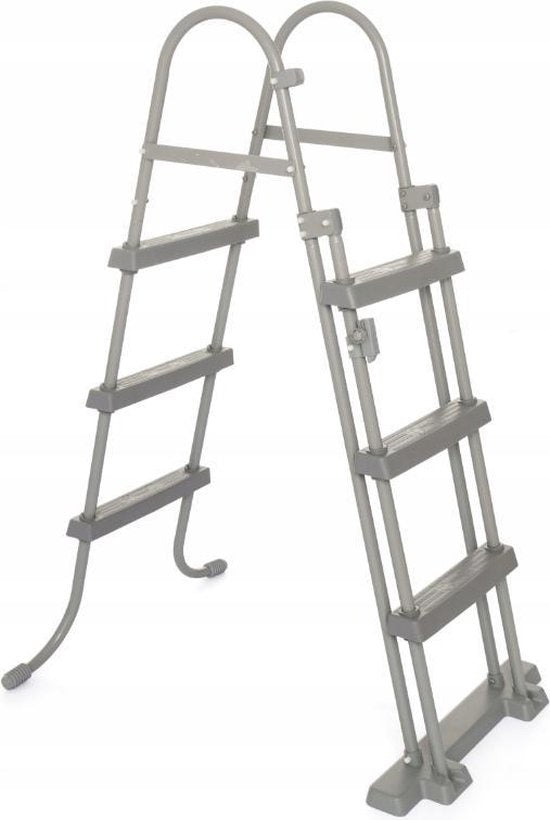 Opzetzwembad - 366x100 cm met pomp en accessoires - Rattan-look bruin