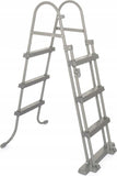 Opzetzwembad - 366x100 cm met pomp en accessoires - Rattan-look bruin
