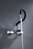 WASTAFELKRAAN - Solide Messing - Chroom - 52cm Hoogte