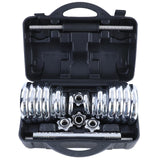 Dumbellset - 30 kg Chroom Gietijzer - Chroom