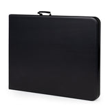 KLAPTAFEL - Stabiele HDPE-constructie - Zwart 153x70 cm