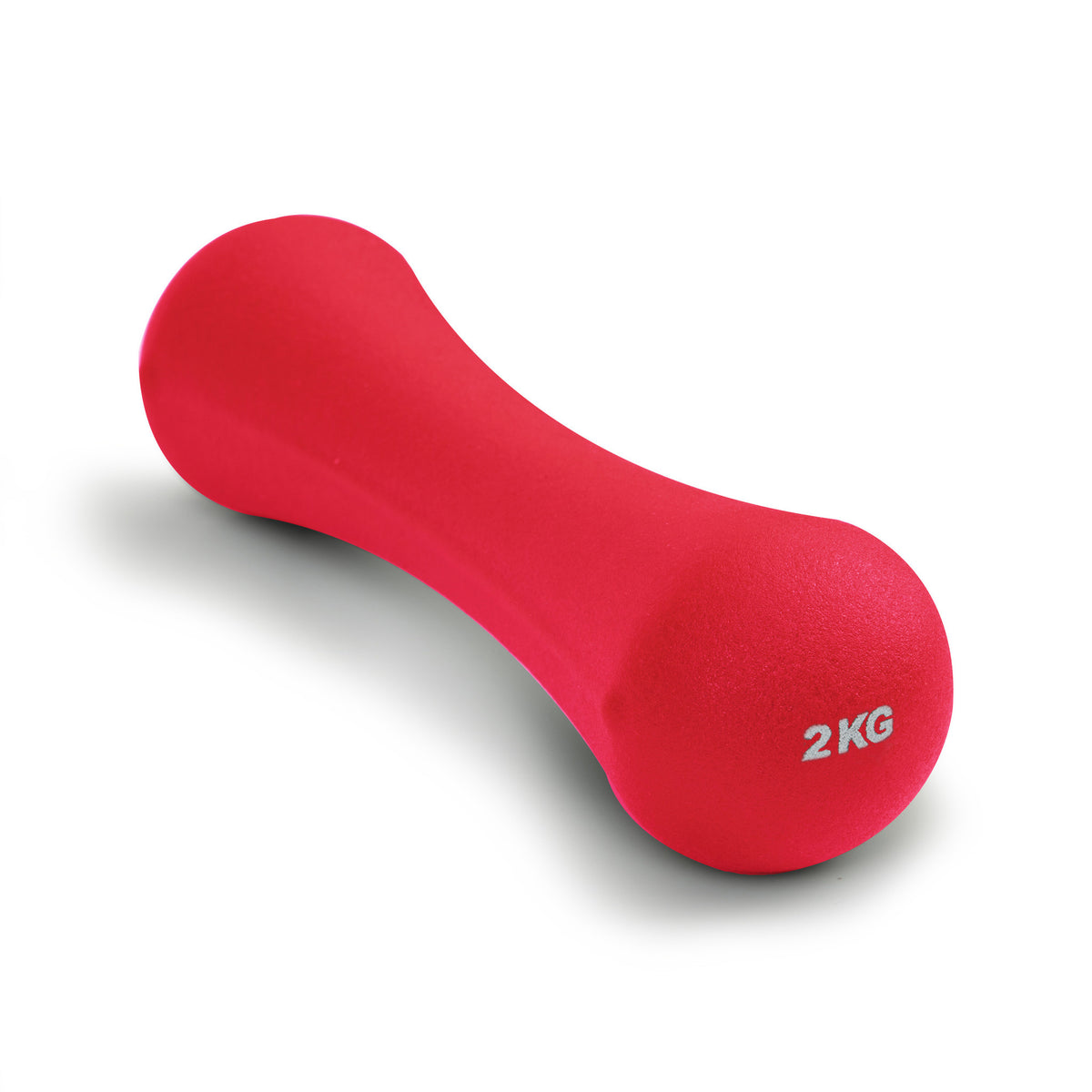 DUMBBELLS - Neopreen, 4kg, Comfortabele grip - Donker roze