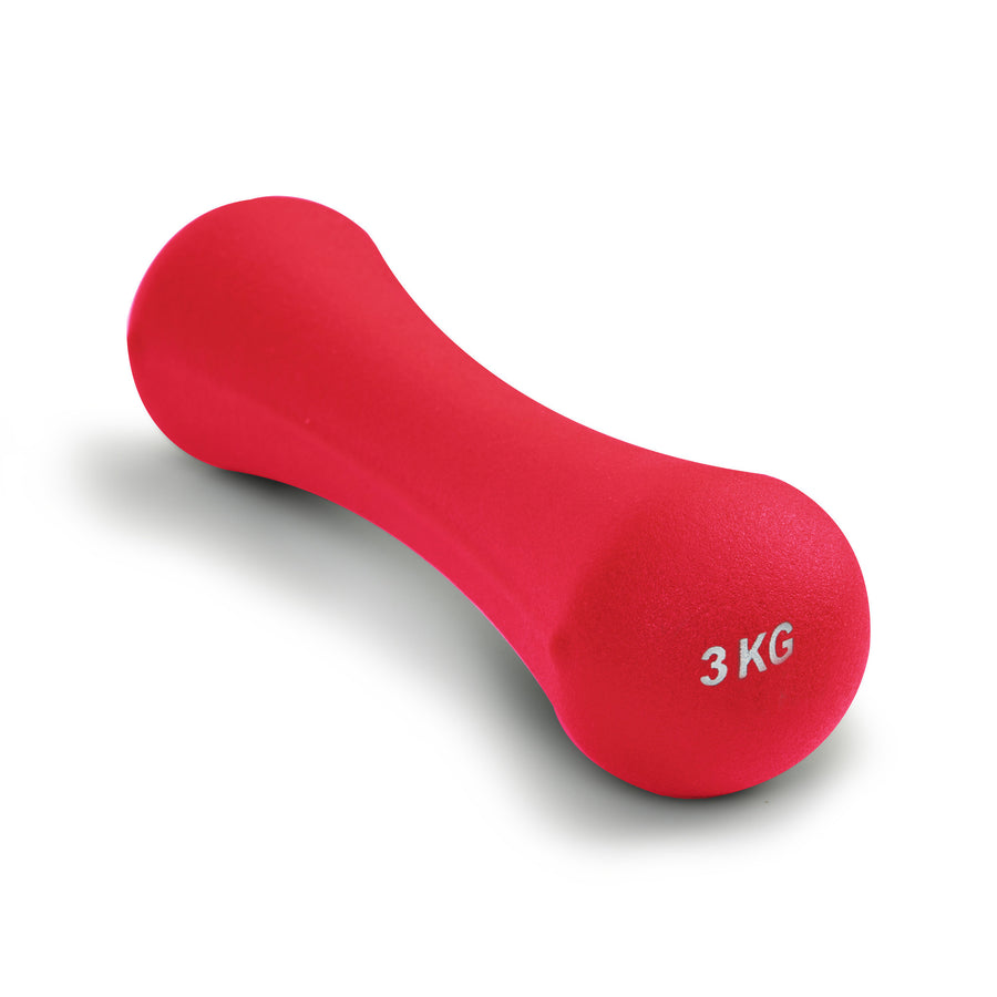 Dumbells - Neopreen 6kg Set - Donkerroze