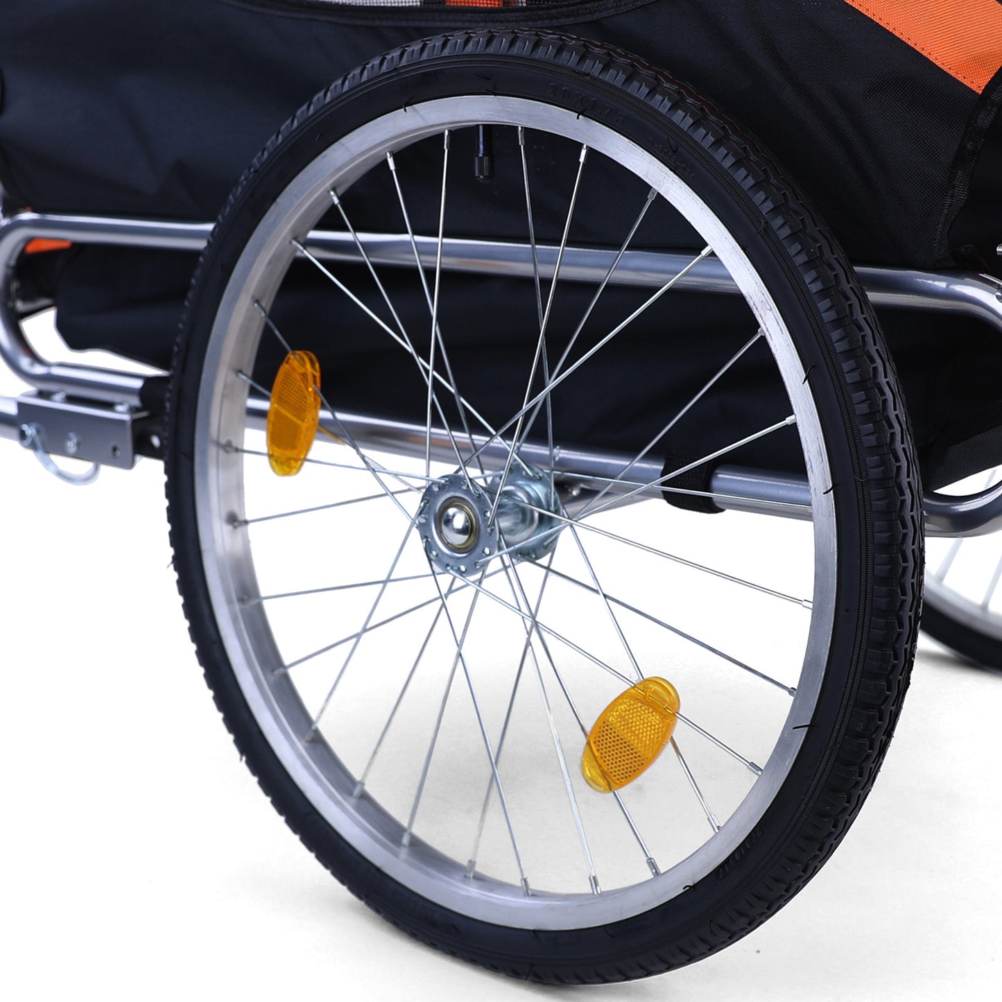 FIETSKAR - Opvouwbaar tot 40 kg - Oranje Zwart