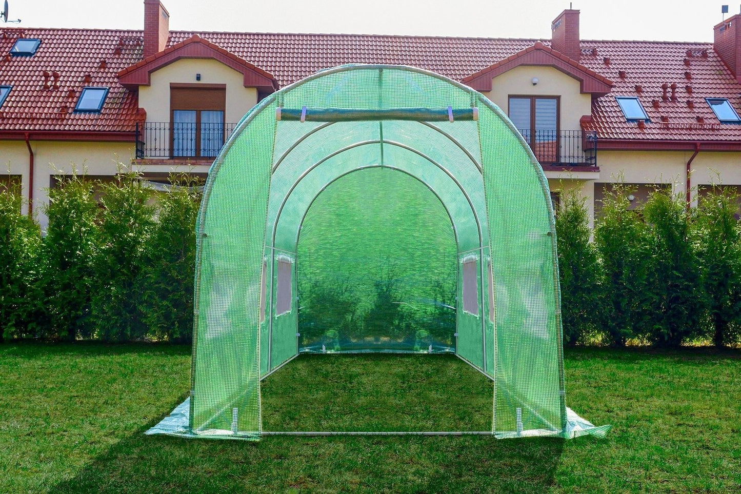 TUNNELKAS - UV-filter - groen - 450x200x200 cm