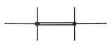 HANGMAT FRAME - Staal 220kg Weerbestendig - Zwart 300x130cm