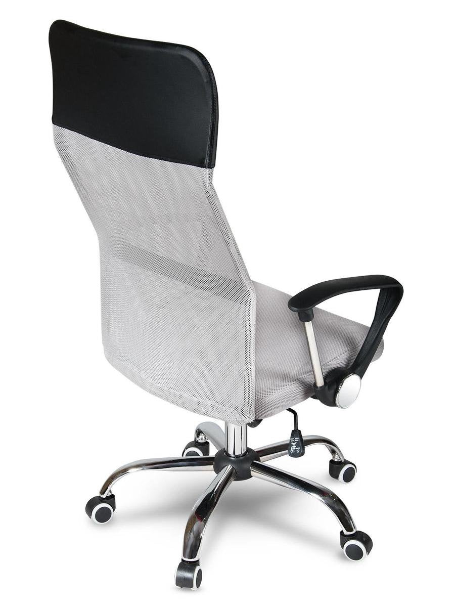 Fauteuil - Ergonomisch Microgrid, Verstelbare Zithoogte - Grijs