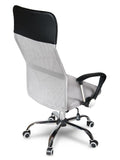 Fauteuil - Ergonomisch Microgrid, Verstelbare Zithoogte - Grijs