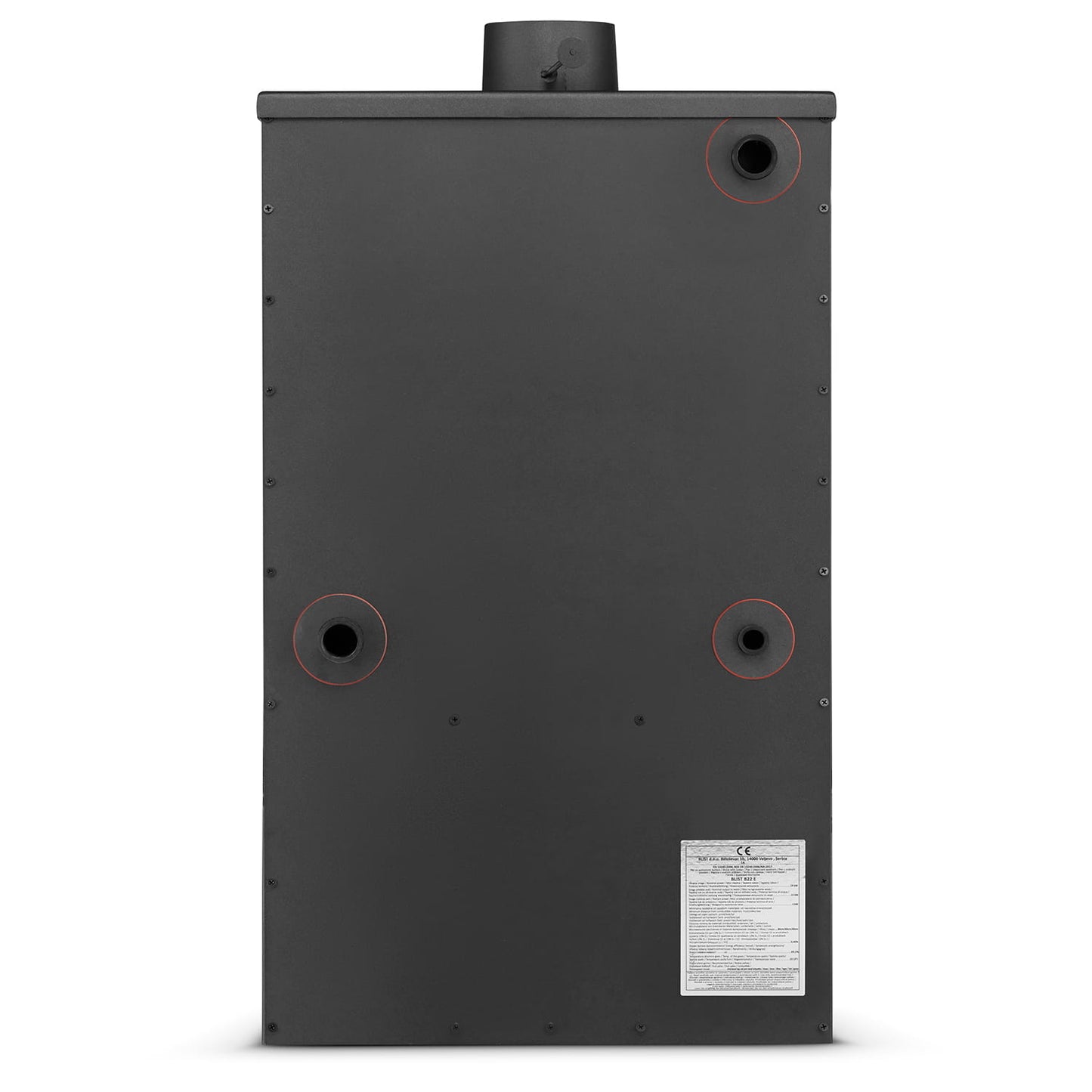 Houtkachel - 15kW Watermantel - Vrijstaand