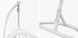 HANGSTOEL - Staalconstructie 125kg - Wit/Beige
