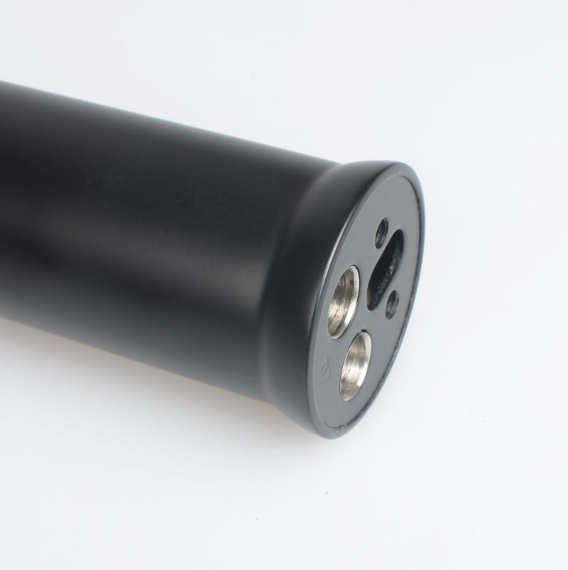 Wastafelkraan - keramische kop 40mm - zwart/chroom