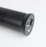Wastafelkraan - keramische kop 40mm - zwart/chroom