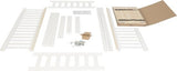 KINDERBED - huizen-thema-ontwerp - wit - 160x80 cm