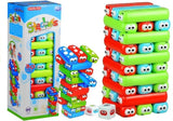 JENGA arcadespel - kleurrijke versie voor kinderen - 10x4,5 cm blokken