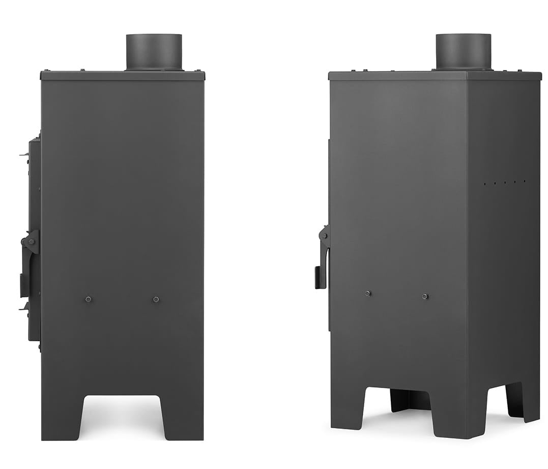 HOUTKACHEL - 7,5 kW - Energielabel A+ - Antraciet