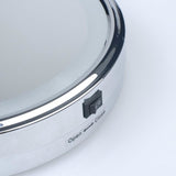 MAKE-UP SPIEGEL - LED-verlichting-360° rotatie-dubbelzijdig - chroom