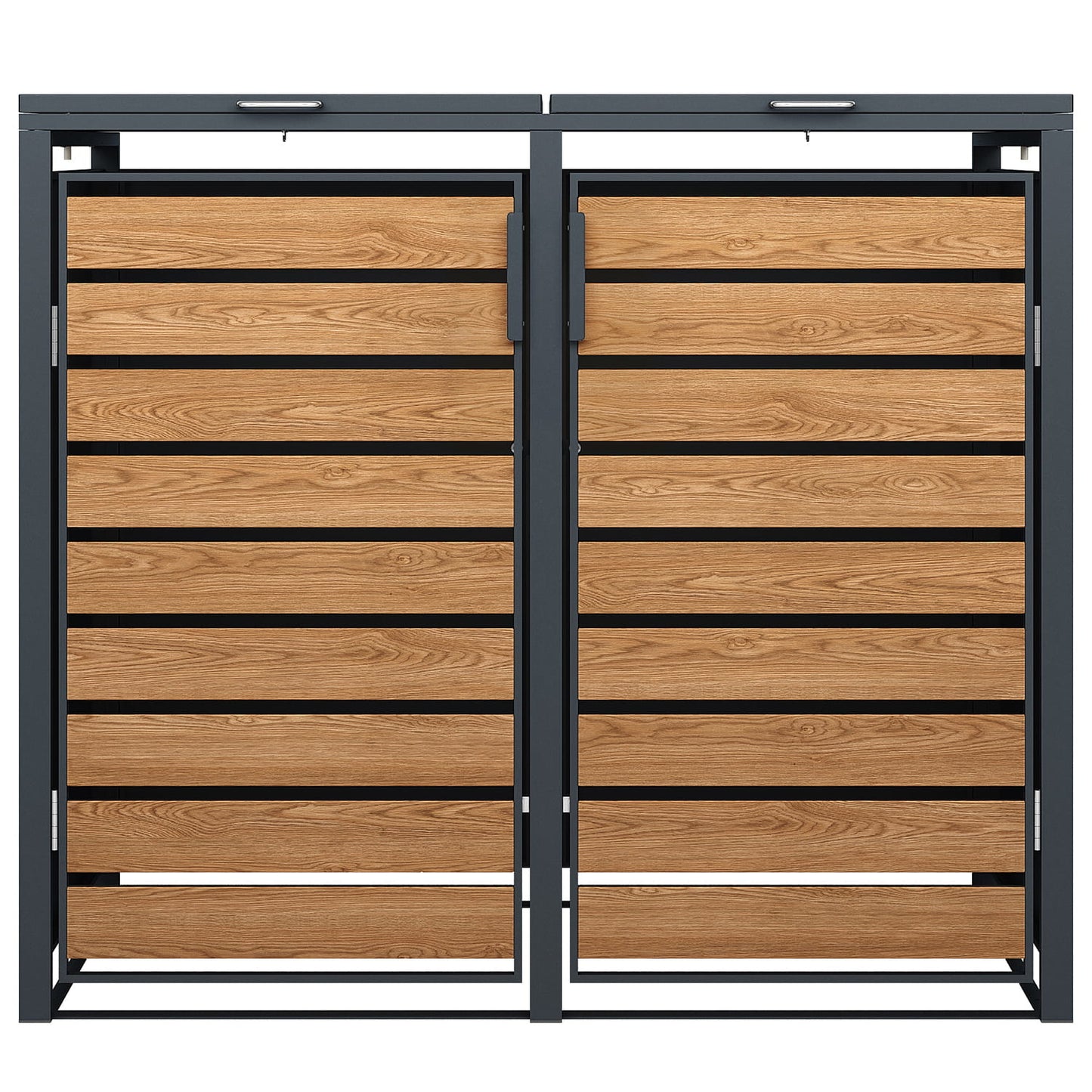 Containerombouw - Weerbestendig en Onderhoudsvrij - Antraciet en Hout