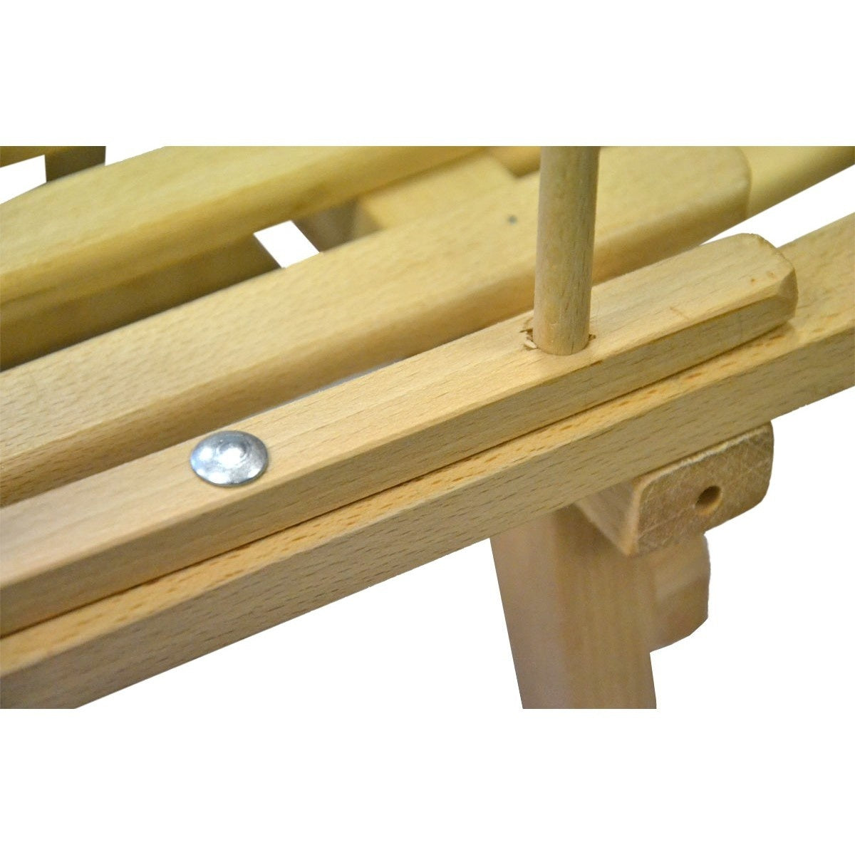 Houten slee - metalen geleiders - 84 cm