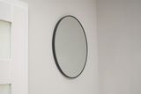 Ronde spiegel - 80 cm diameter - zwart frame